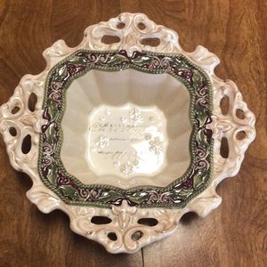 Beautiful Ceramic Christmas Dish